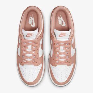 Nike Dunk Low Women's Shoe White/Rose Whisper Size 10